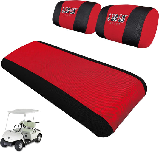 Golf Cart Seat Covers for Yamaha G2 G9 G16 G19 G22 & Club Car DS Pre-2000, EZGO Marathon,Washable Durable Breathable Material Cover Fit like a Glove,Easy to Install