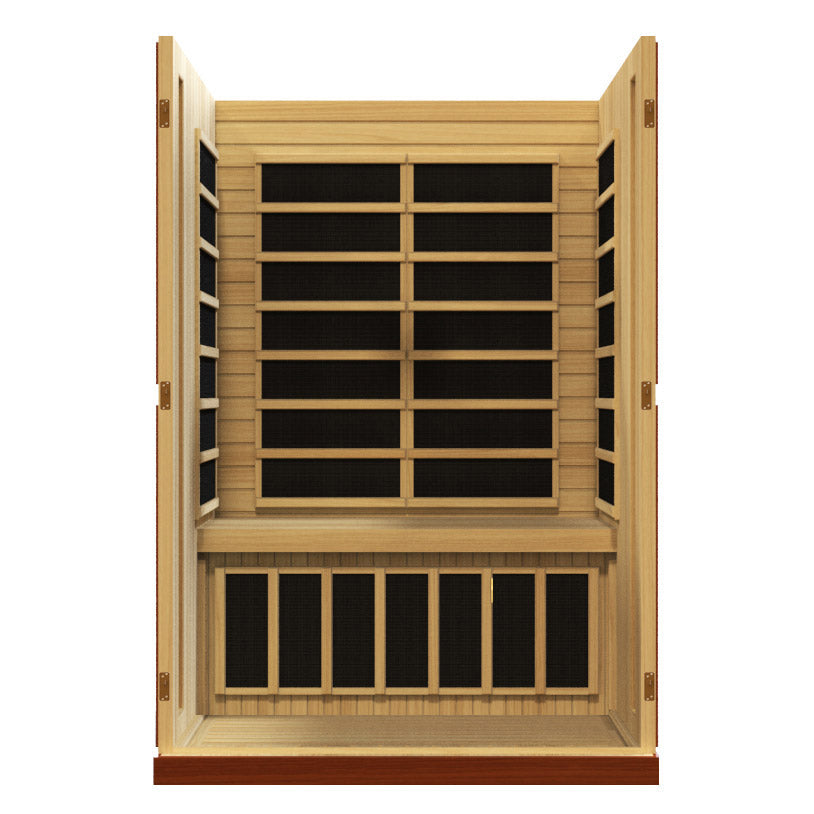 Dynamic Vittoria 2-Person FAR Infrared Sauna - Rack Crew