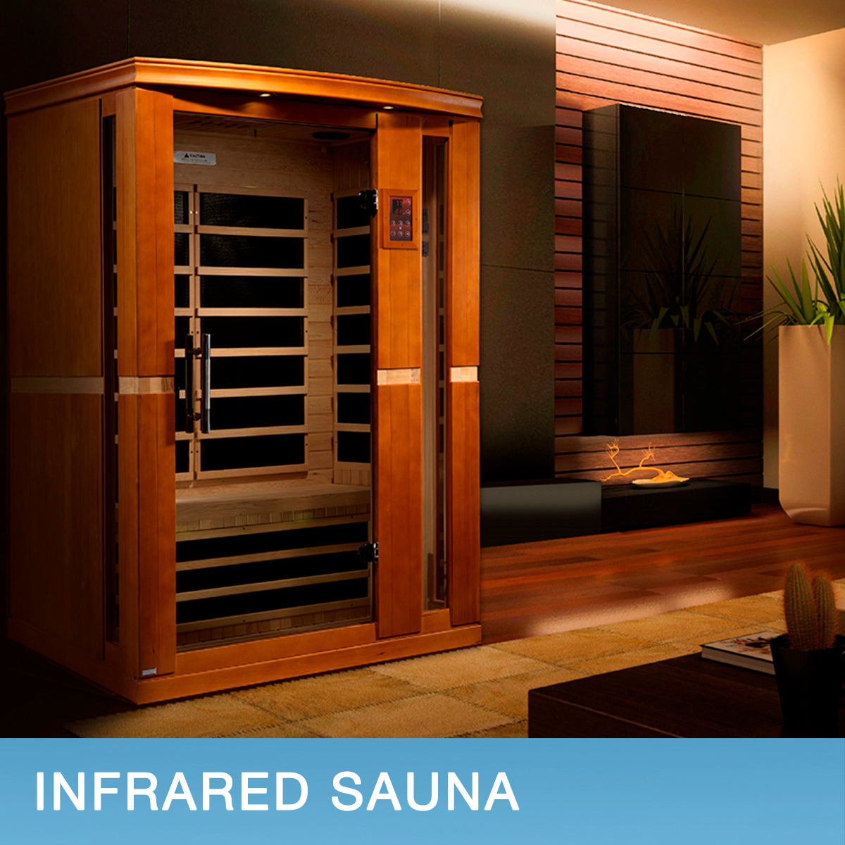 Dynamic Vittoria 2-Person FAR Infrared Sauna - Rack Crew