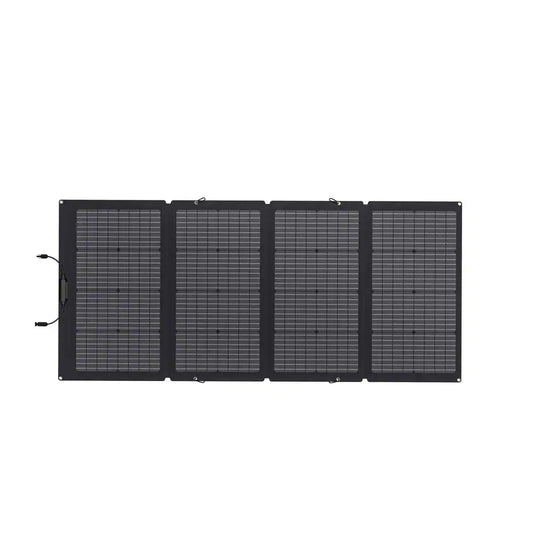 220-Watt Monocrystalline Silicon Solar Panel with 21.8-Volt Output Waterproof IP68 Solar Charger for Solar Generator